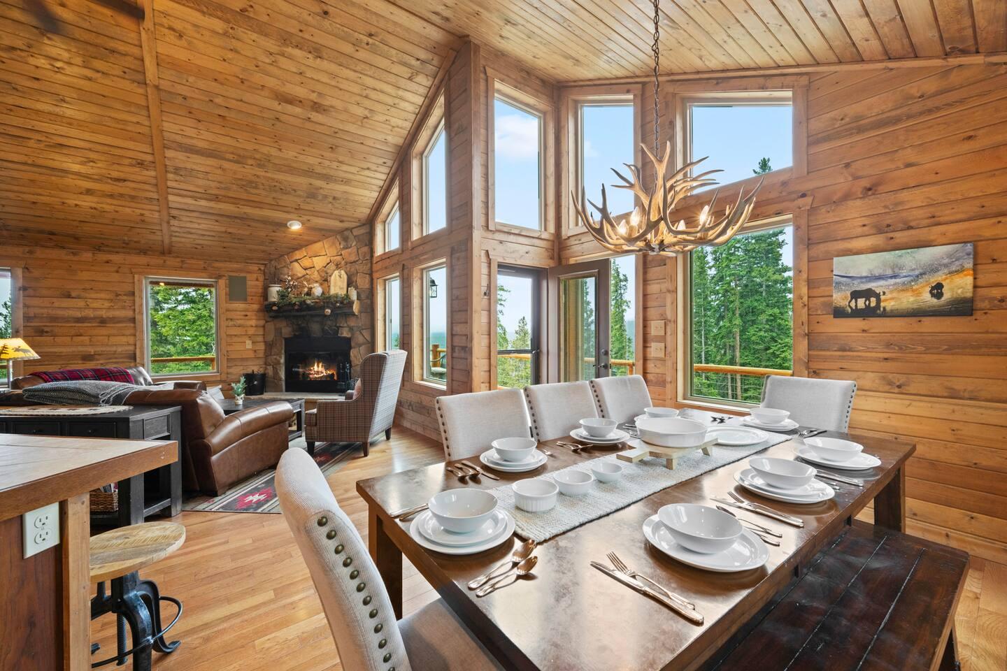 Mountain View Alpine Estate Private Fairplay Cabin with Hot Tub Fire Pit and Forest Views view 3