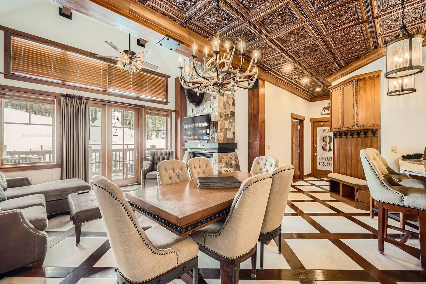 One Ski Hill 8506 Peak 8 Luxury Ski In Ski Out Slope Side Penthouse Near Gondola view 3