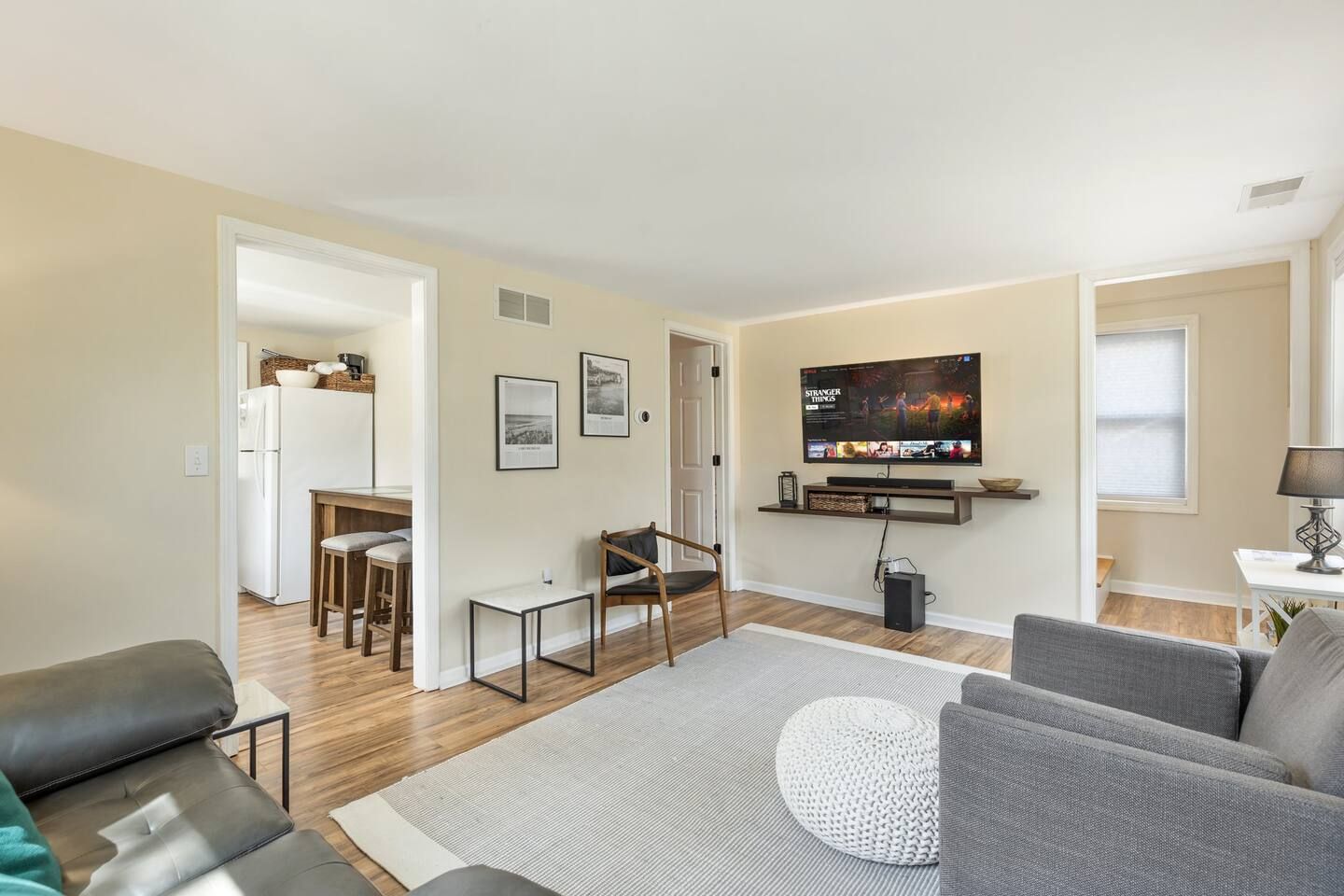 Spartan Campus House Walk to MSU Modern Two Bedroom Stay with Patio and Grill main view