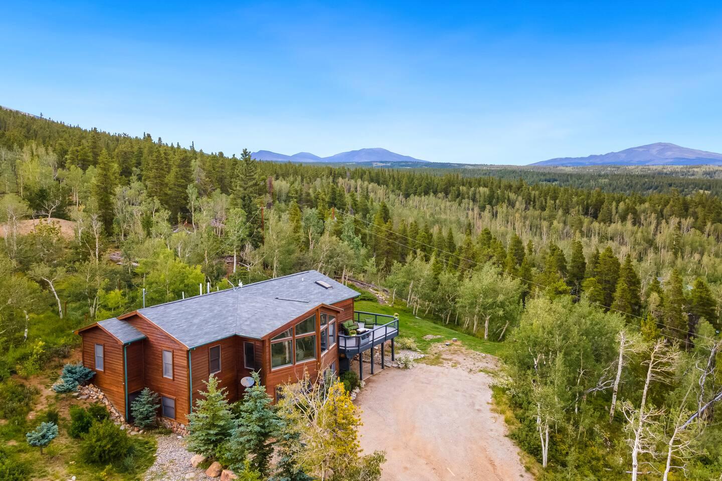 Lamb Mountain Ranch Secluded Eight Acre Fairplay Cabin with Hot Tub and Game Room view 2